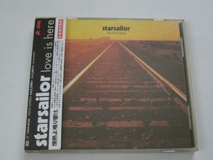 CD/Starsailor/Love Is Here/帯付き/JAPAN盤/2001年盤/TOCP-65799/ 試聴検査済み