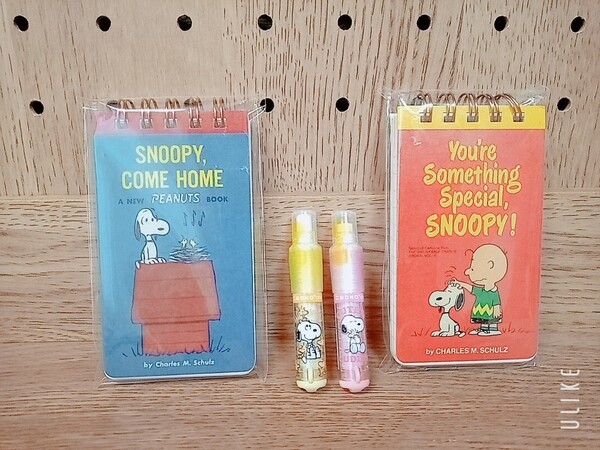 新品!SNOOPY mono one消しゴム&メモ帳