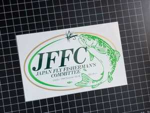 JFFC/フライフィッシャーマンズ　コミッティー　ステッカー　シール/トラウト　サーモン フライフィッシング