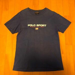 90s 古着 polo sport ポロスポーツ ロゴTシャツ