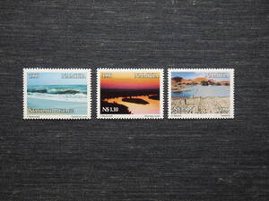  Nami Via stamp nature scenery 3 kind unused environment. day 1988 year 