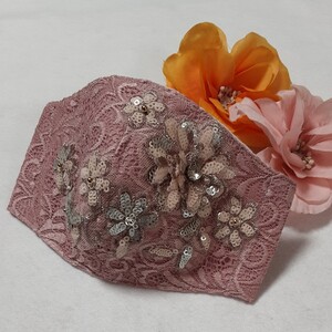 pink.pink ハンドメイドお花モチーフレース立体インナー
