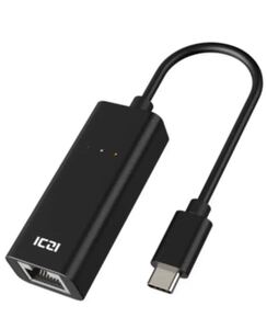 ICZI USB-C LAN アダプター ブラック