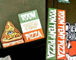 実物 Room Temp Pizza LARGE RTP ステッカー フルセット 入手困難 完売品 / FOG SUPDEF Superior Defense House Party Distro FORWARD 176