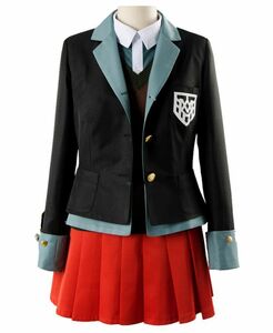 ◆新品◆ニューダンガンロンパV3 風 夢野秘密子 (ゆめのひみこ) 帽子付き コスチューム コスプレ衣装 5点セット♪サイズS～XXL CC00174