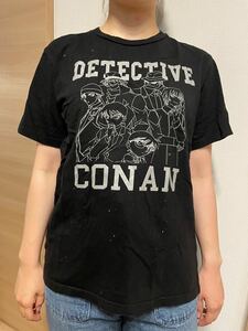 Tシャツ 名探偵コナン コナン 黒 トップス