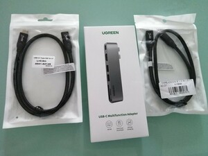 UGREEN USB Cハブ MacBook Pro Air専用 6in1 4K HDMI 3.0x2 Thunderbolt 3