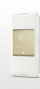 未使用 SONY 純正 Xperia Z5 Compact 用ウインドウ付カバー SCR44 ホワイト