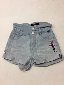  free shipping * short pants trousers *Sister Jenni Girlsi Star Jenni girl * Denim * Logo * Junior Kids *140cm*30506mtjj3