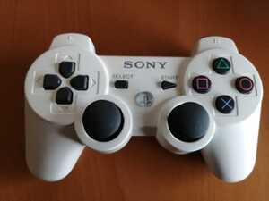 美品 PS3 ワイヤレスコントローラ (DUALSHOCK3) ホワイト 純正 動作確認済 デュアルショック3