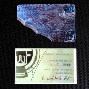 Warren Thomas ウォーレン トーマス Ti-Credit Card Knife #8