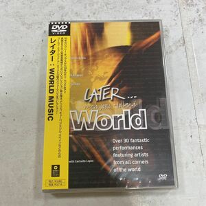 未開封新品　デッドストック　倉庫保管品　DVD レイダー　LATER WORLD MISIC ワールドミュージック　WPBR-90442