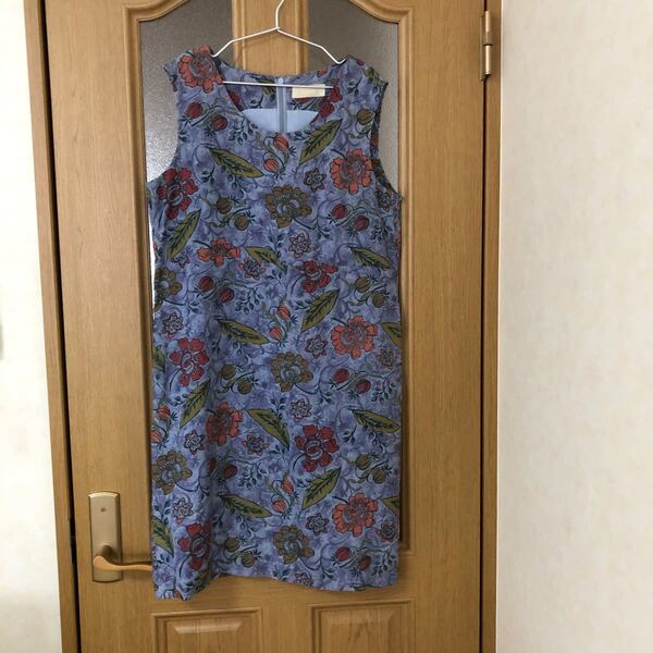 Etam ノースリーブ ワンピース ボタニカル M