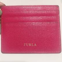 FURLA フルラ カードケース パスケース ピンク_画像3