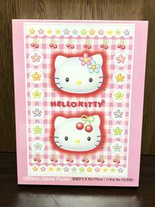  film unopened 1998 year SANRIO HELLO KITTY Sanrio Hello Kitty cherry jigsaw puzzle JIGSAW PUZZLE MADE IN JAPAN 1000 piece 