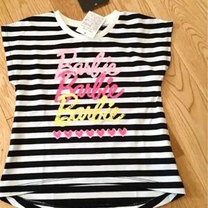 新品未使用品！バービー　95センチ　ボーダー　半袖Tシャツ　Barbie トップス