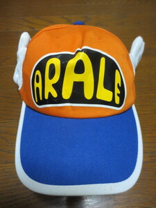  unused goods Dr. slump Arale-chan feather attaching print & embroidery with logo Baseball cap orange series 2008 year 1 month 3150 jpy 