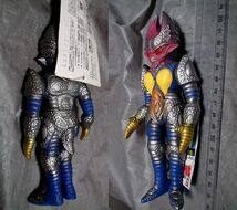 ウルトラマンゼアス④木U旧型 バンダイ タグ付 怪獣 ソフビ 人形 レディベンゼン星人 1997年「検 東宝映画 ウルトラ怪獣シリーズ_画像10