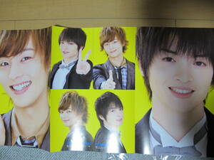 Hey!Say!JUMP Kis-My-Ft2　ピンナップ　ポポロ2013．8　山田涼介　中島裕翔　切り抜き　　★５点で送料半額★