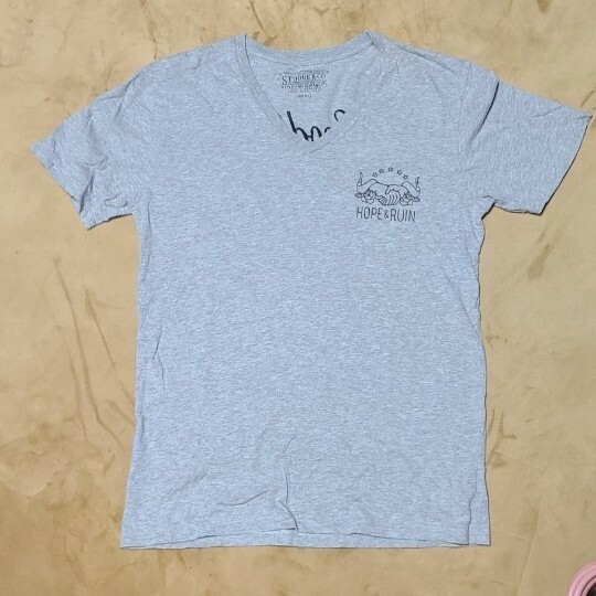 STOOGE&CO シェイクハンド 半袖Tシャツ ｽﾄｩ-ｼﾞ&コー
