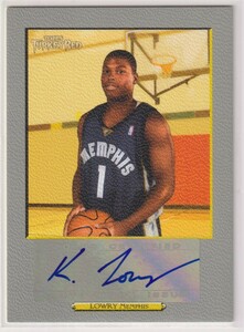 NBA KYLE LOWRY AUTO 2006-07 Topps TURKEY RED AUTOGRAPH BASKETBALL ROOKIE カイル・ラウリー 直筆 サイン オート トップス