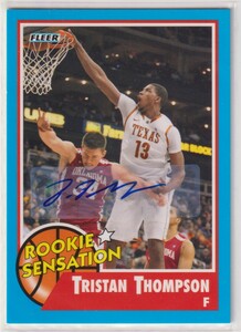 NBA TRISTAN THOMPSON AUTO UD 2011-12 Fleer Retro Autograph ROOKIE SENSATION BASKETBALL Signature トリスタン トンプソン 直筆 サイン
