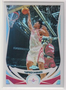 NBA YAO MING 2004-05 Topps Chrome BASKETBALL No. 11 REFRACTOR PRIZM 姚明 リフラクターカード トップス クローム