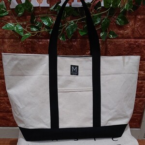 ハンドメイド トートバッグ マザーズバッグ 帆布