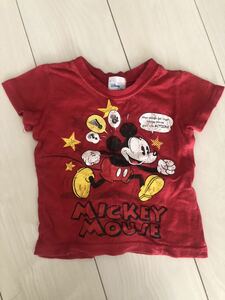 中古品子供ディズニー半袖シャツ半袖Tシャツ 子供服