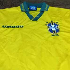 値下交渉 1994年 WC優勝 ブラジル代表 UMBRO MADE IN ENGLAND 検/ ワールドカップ ロマーリオ ロナウド WORLD CUP USA ROMARIO RONALDO Y2K