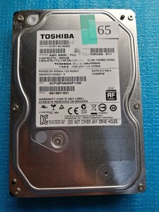 TOSHIBA HDD 500GB 3.5インチ S-ATA接続 ジャンク品