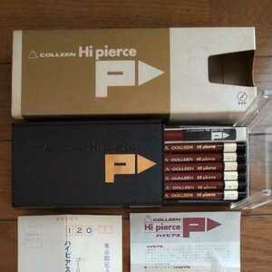 文具店在庫品　希少☆コーリン【Hi pierce（ハイピアス）】鉛筆(HB)消しゴムつき 1ダース☆