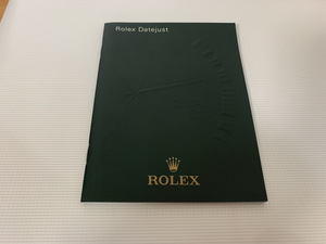 即決　ROLEX　ロレックス　 DATEJUST デイトジャスト 2003年　11月　取扱説明書 正規品 純正 英語版 小冊子