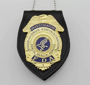 FDA America food pharmaceutical preparation department exclusive use badge holder 