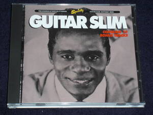 US盤CD Guitar Slim　： Sufferin' Mind 　ーcontains 10 bonus tracksー（Specialty SPCD-7007-2） Remastered　F　