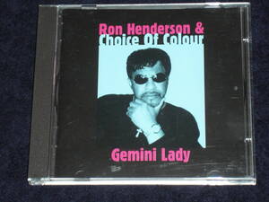 UK盤CD　Ron Henderson And Choice Of Colour ： Gemini Lady （Soul Junction SJCD 6001）G soul