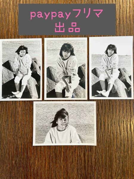 薬師丸ひろ子　38年前の生写真