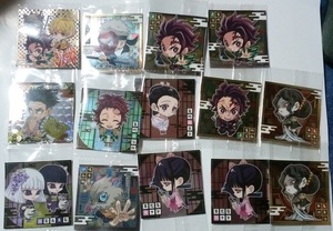 鬼滅の刃 ウエハース デフォルメシール 其ノ弐◇極レア SRスーパーレア Rレア 他14枚セット