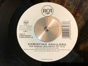 CHRISTINA AGUILERA ♪COME ON OVER BABY 7インチ 45