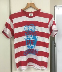 【店頭展示品】ラットフィンク　ボーダーTシャツ　赤×白　サイズS