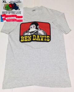 USA製 90s★BEN DAVIS×FRUIT OF THE LOOM 90s USA製 Tシャツ ベンディビス フルーツオブザルーム