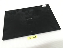 【ジャンク 通電リセット済】【送料185円】 au Xperia Z2 Tablet SOT21エクスペリア タブレット android アンドロイド 画面割れ YK129_画像2