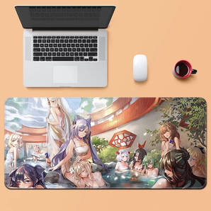 原神 Genshin マウスパッド プレイマット 大型 入浴図 中国限定美品