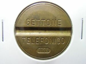 イタリア　公衆電話　トークン　代用貨幣　７００３　