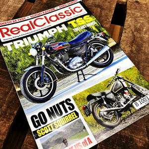 B1003　「「Real Classic」リアルクラシック　ヴィンテージバイク　英国車 バイク カスタム 古本　雑誌 旧車　ビンテージ　自動車