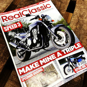 B1005　「「Real Classic」リアルクラシック　ヴィンテージバイク　英国車 バイク カスタム 古本　雑誌 旧車　ビンテージ　自動車