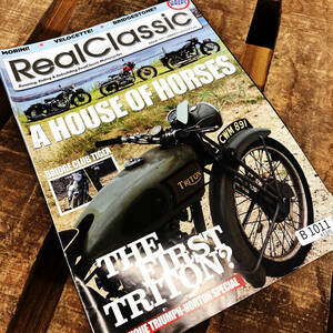 B1011　「「Real Classic」リアルクラシック　ヴィンテージバイク　英国車 バイク カスタム 古本　雑誌 旧車　ビンテージ　自動車