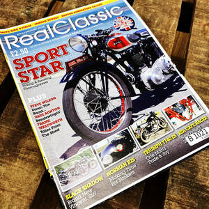 B1021　「「Real Classic」リアルクラシック　ヴィンテージバイク　英国車 バイク カスタム 古本　雑誌 旧車　ビンテージ　自動車