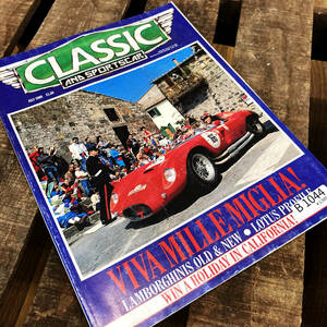 B1044「CLASSIC AND SPORTSCAR」 クラシック アンド スポーツカー　カスタム 古本　雑誌 旧車　当時物　ビンテージ　自動車