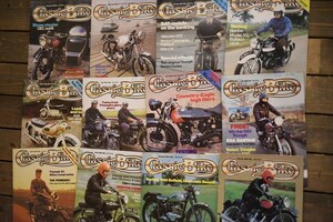 B0875 「Classic Bike」 クラシックバイク　12冊セット　ヴィンテージ　モーターサイクル誌　古本　雑誌 マガジン